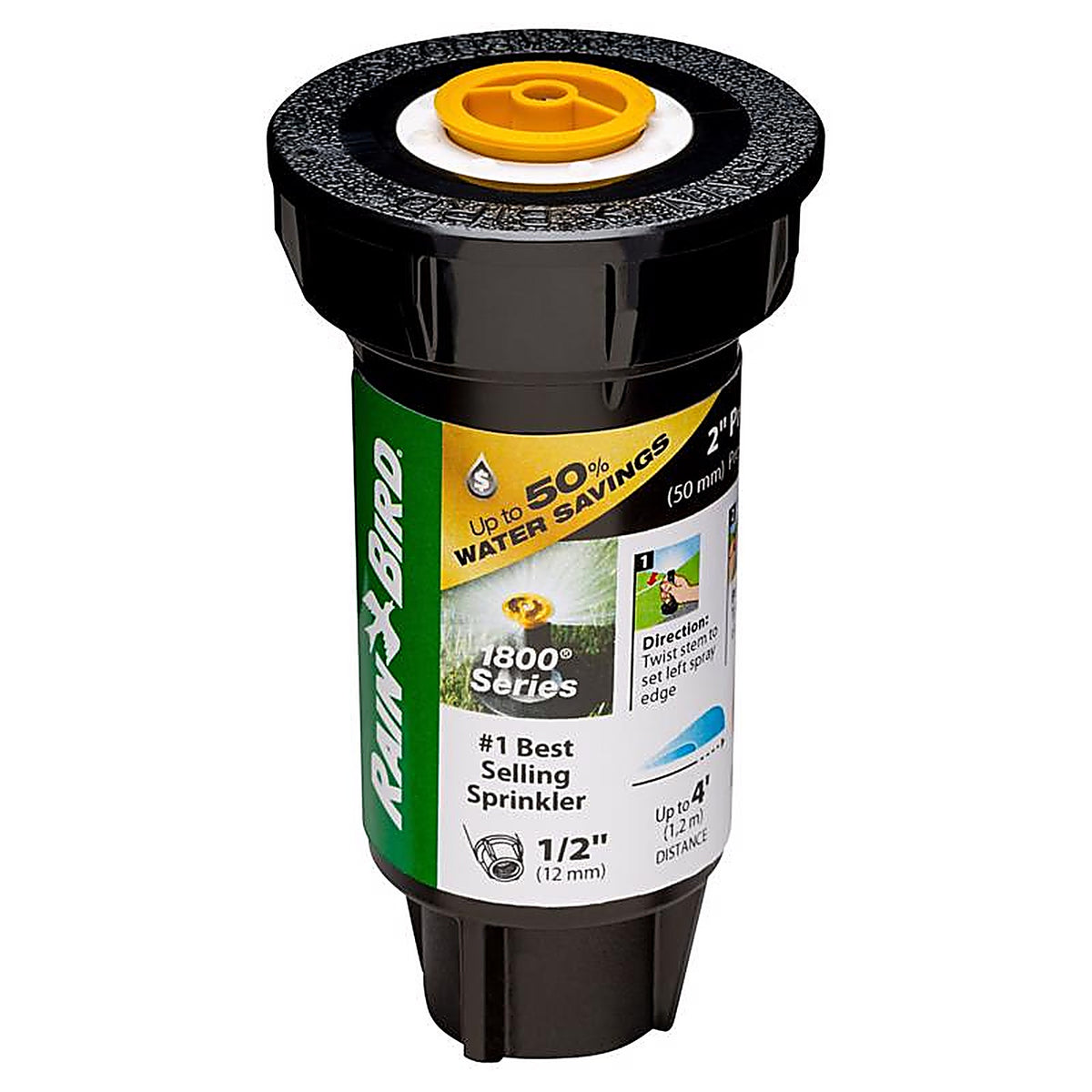 Rain Bird - 1802AP4PRS - 1800 Series 2 in. H Adjustable Pop-Up Spray Head
