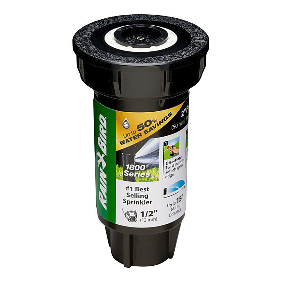 Rain Bird - 1802QDSPRS - 1800 Series 2 in. H Quarter-Circle Pop-Up Spray Head