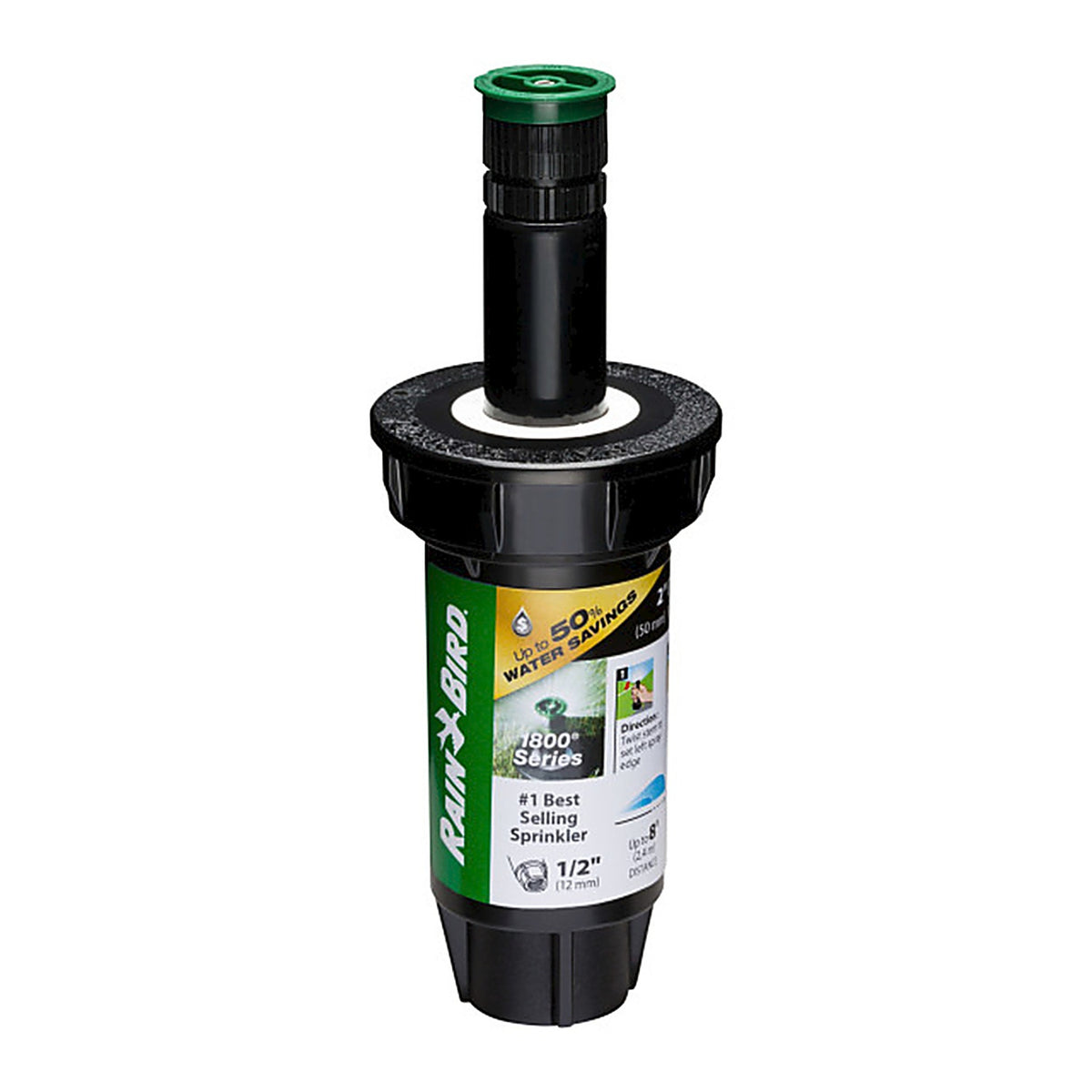 Rain Bird - 1802AP8PRS - 1800 Series 2 in. H Adjustable Pop-Up Spray Head