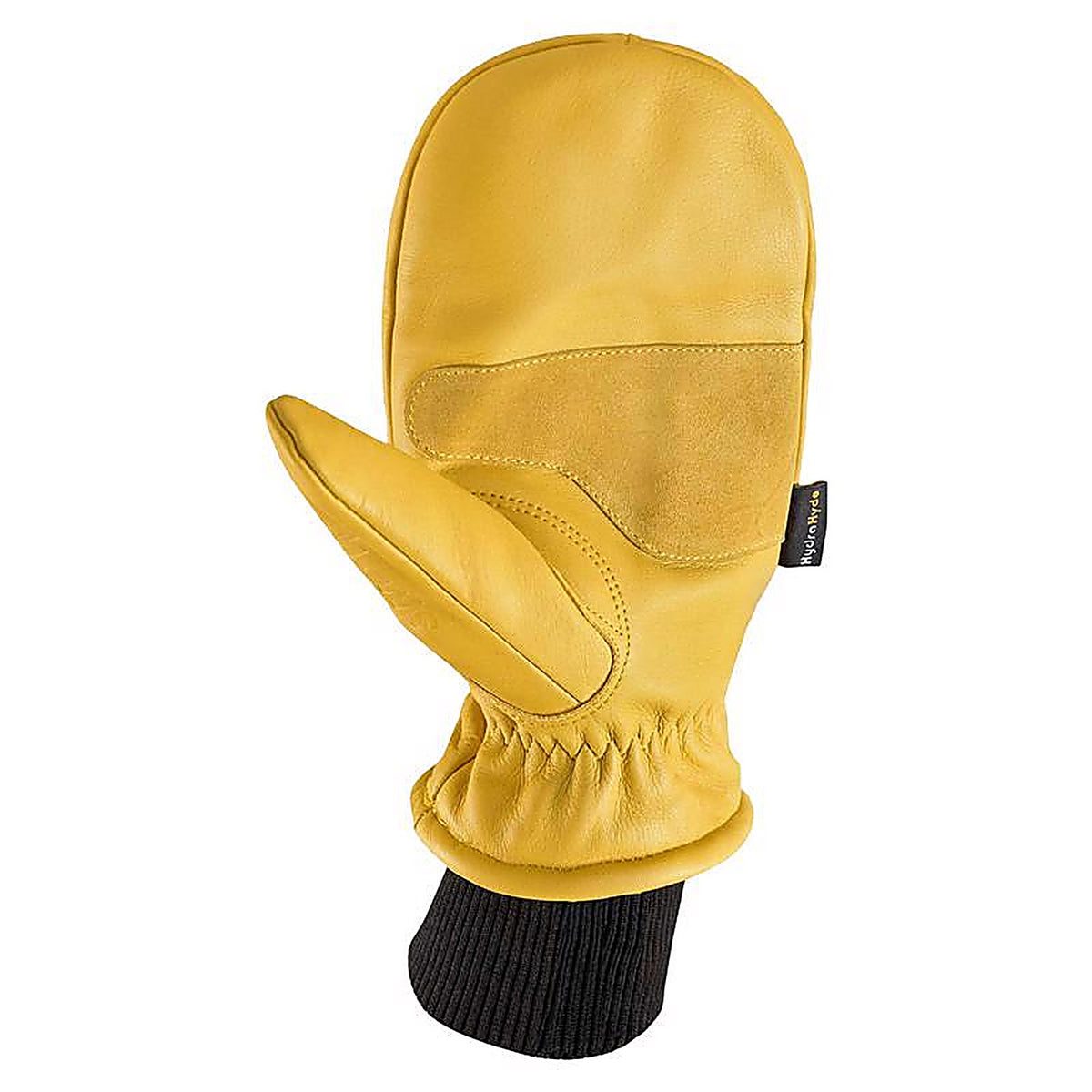 Wells Lamont - 1217XL - HyraHyde Men's Indoor/Outdoor Work Mittens Black/Yellow XL 1 pair