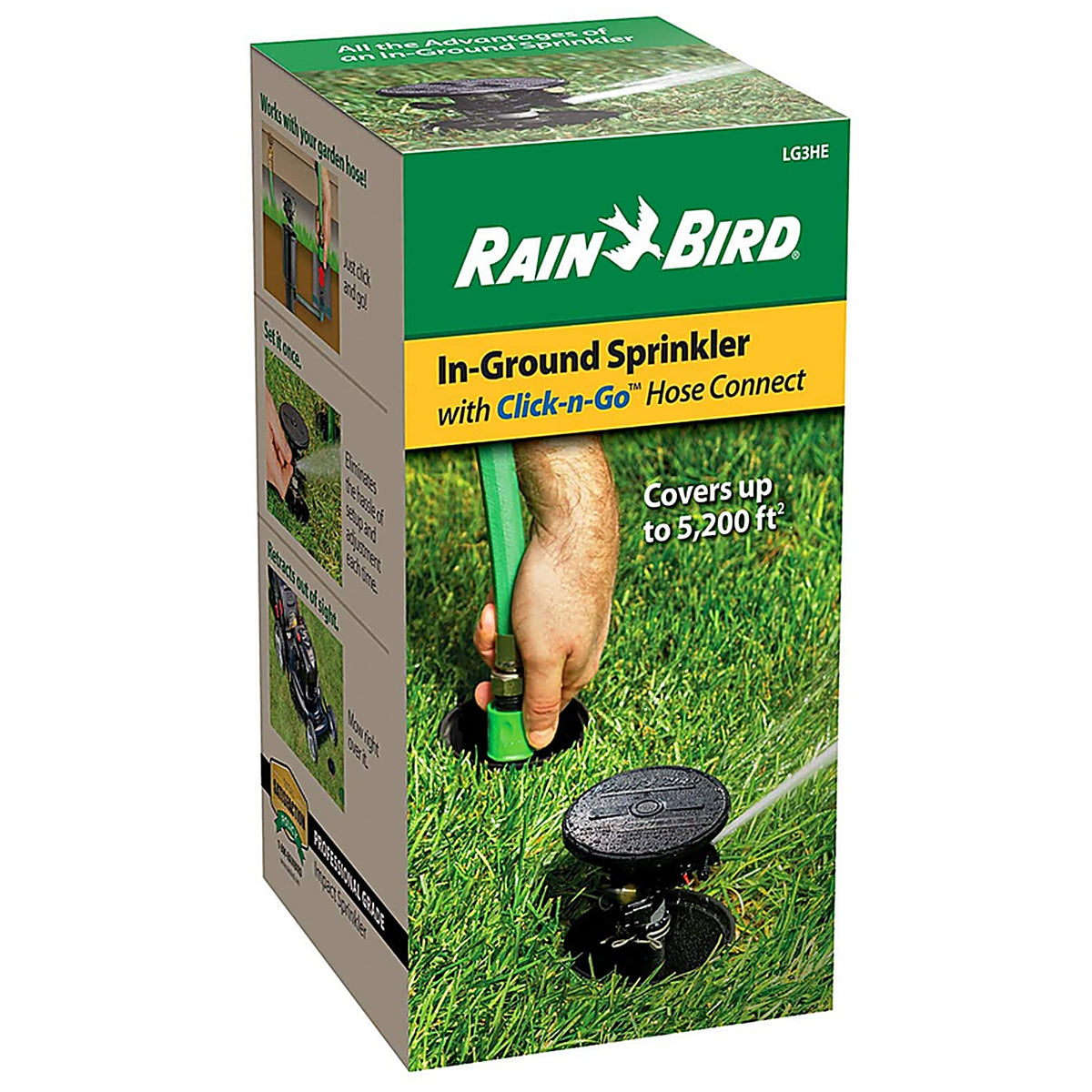 Rain Bird - LG3HE - LG3 3 in. H Adjustable Pop-Up Impact Sprinkler