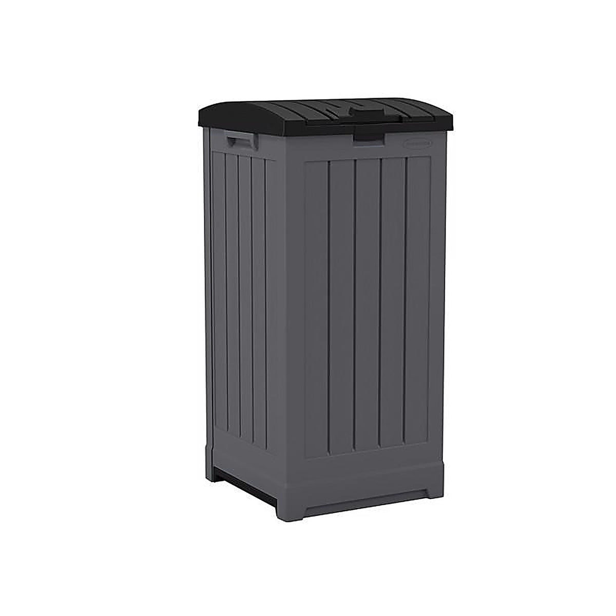 Suncast - GH3900 - Trash Hideaway 39 gal Peppercorn Resin Trash Can Lid Included