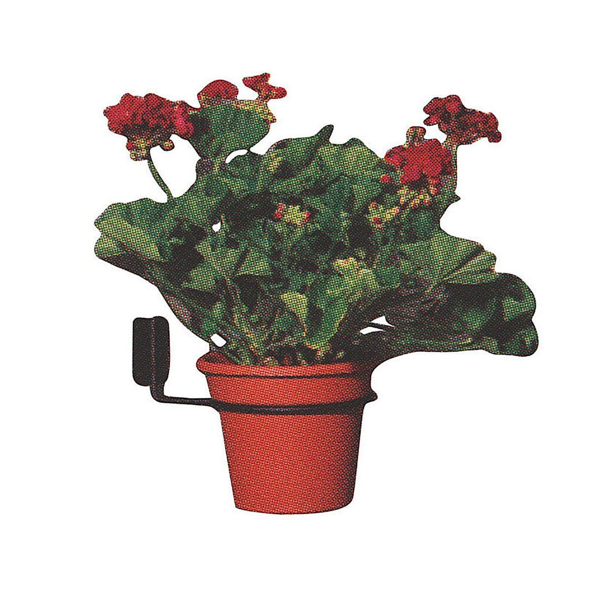 Panacea - 89055 - Black Wrought Iron 3 in. H Round Plant Hook