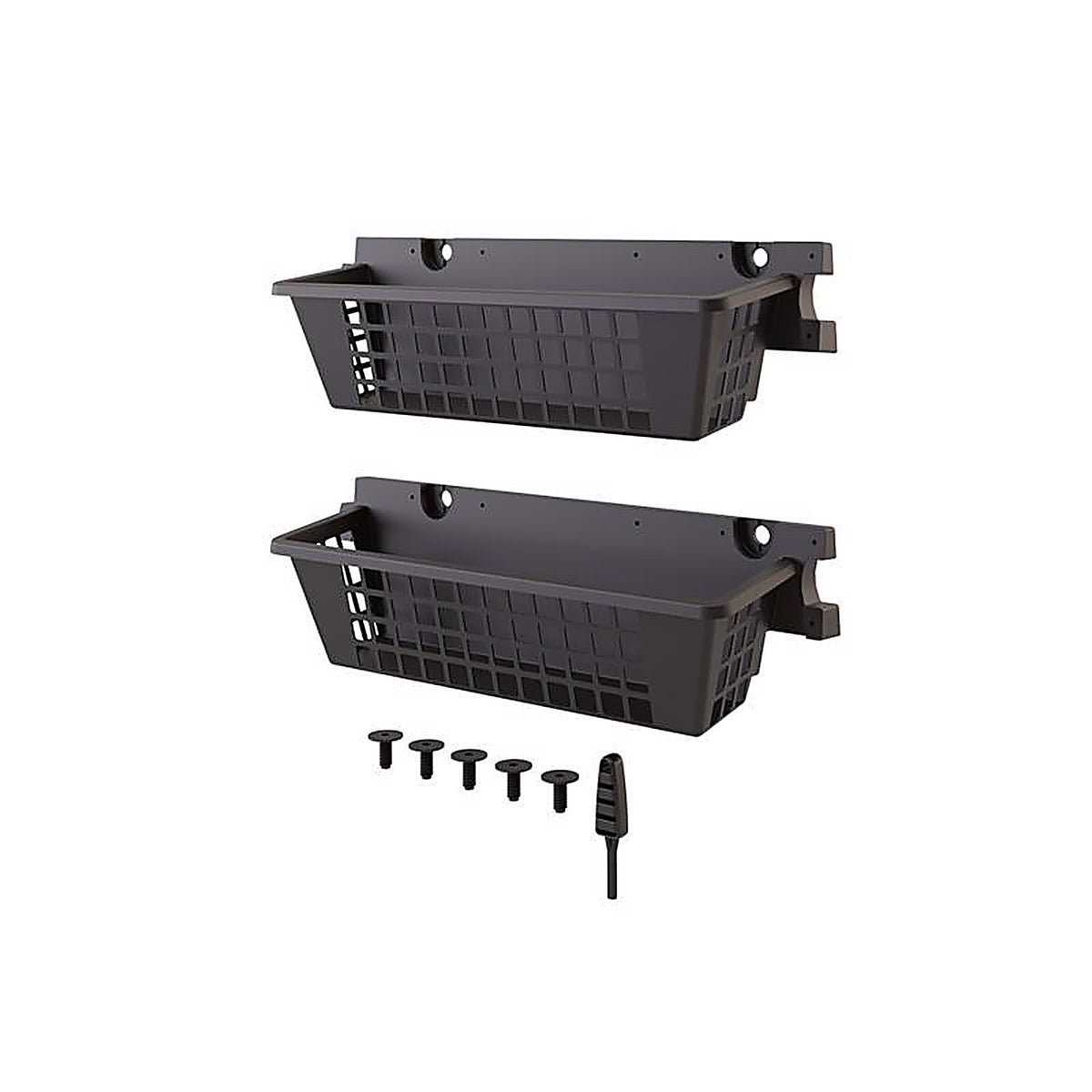 Suncast - BMSBSKT2PK - 7 in. H X 25 in. W X 7.25 in. D Plastic Shed Basket
