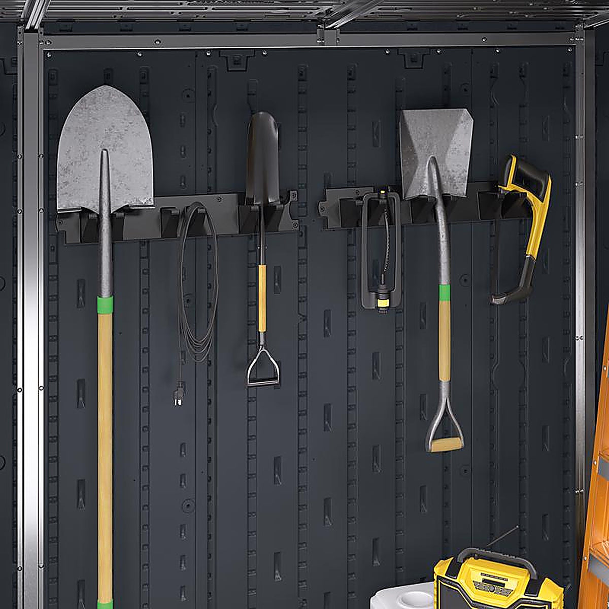 Suncast - V724BLD - 4.5 in. H X 25 in. W X 5.25 in. D Resin Tool Hanger