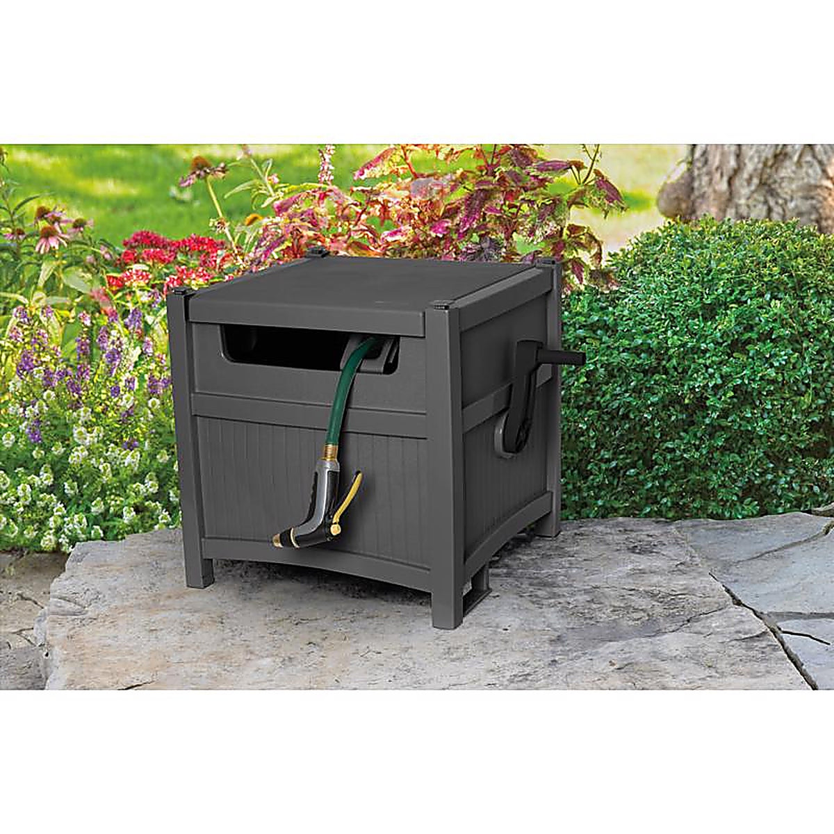 Suncast - PTK212P - Smart Trak 225 ft. Gray Retractable Free Standing Hideaway Hose Reel