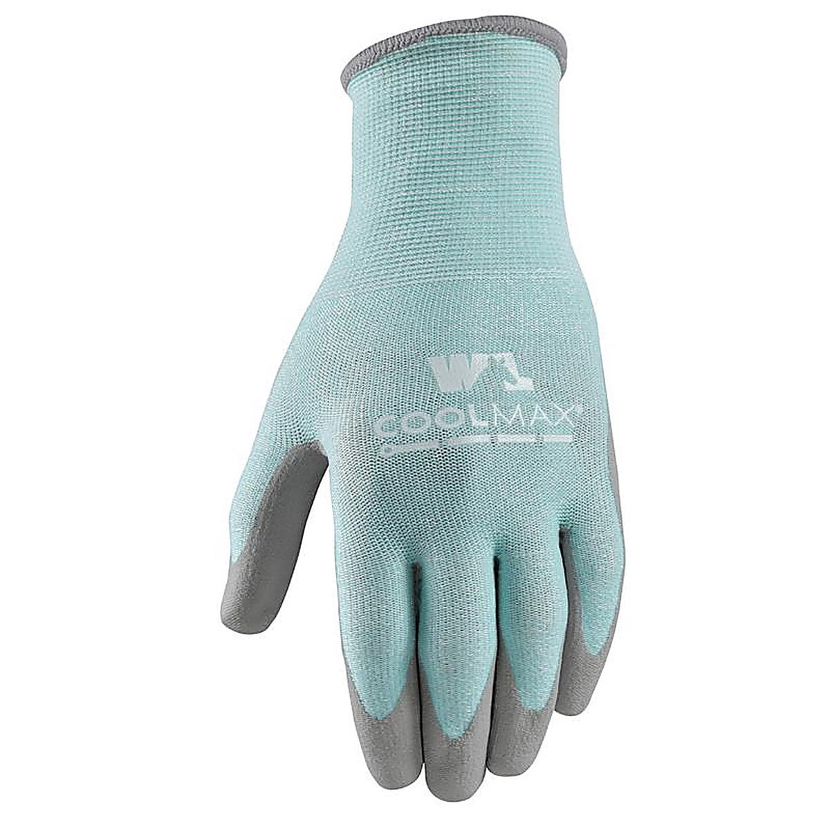 Wells Lamont - 500L - Coolmax Women's Indoor/Outdoor Knit Work Gloves Black/Gray L 1 pair
