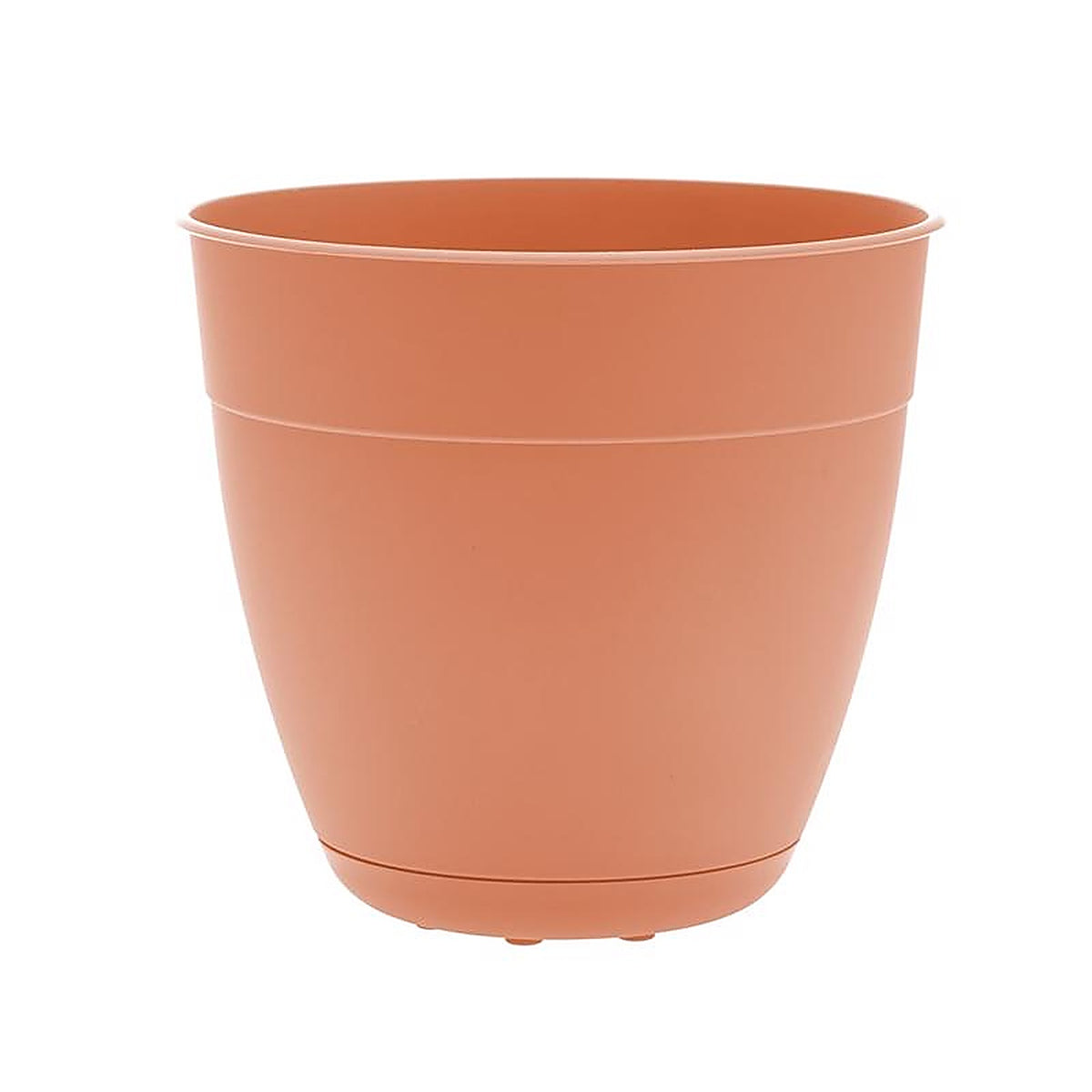 Bloem - DAY0821 - 8 in. D Plastic Dayton Planter Coral