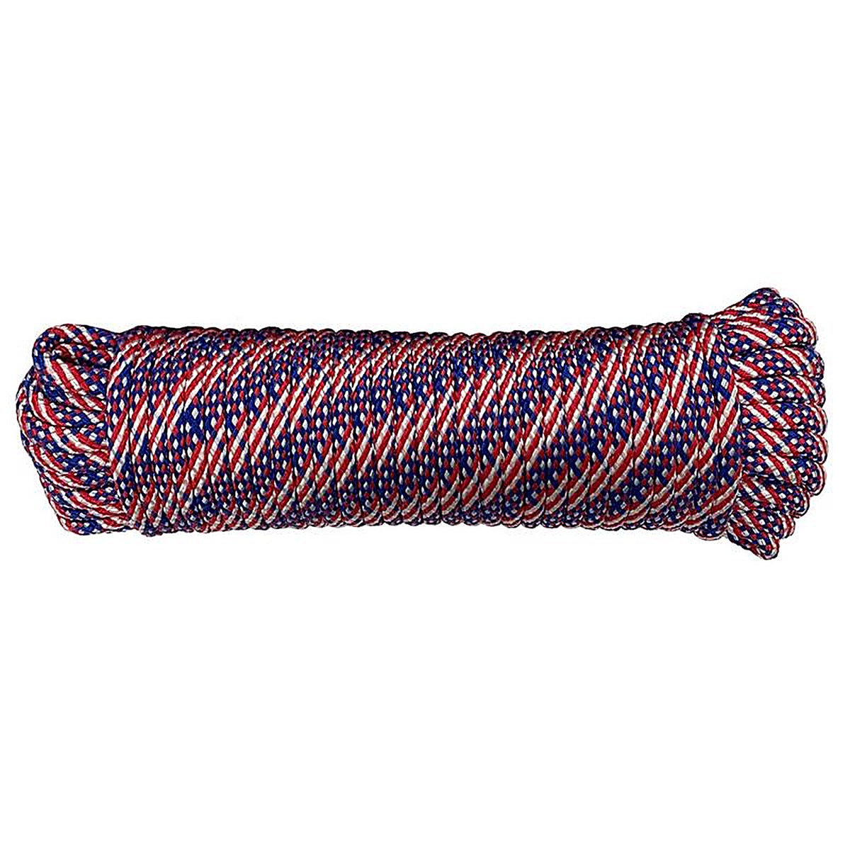 Koch - 5170865 - 1/4 in. D X 100 ft. L Red/White/Blue Diamond Braided Polypropylene Rope