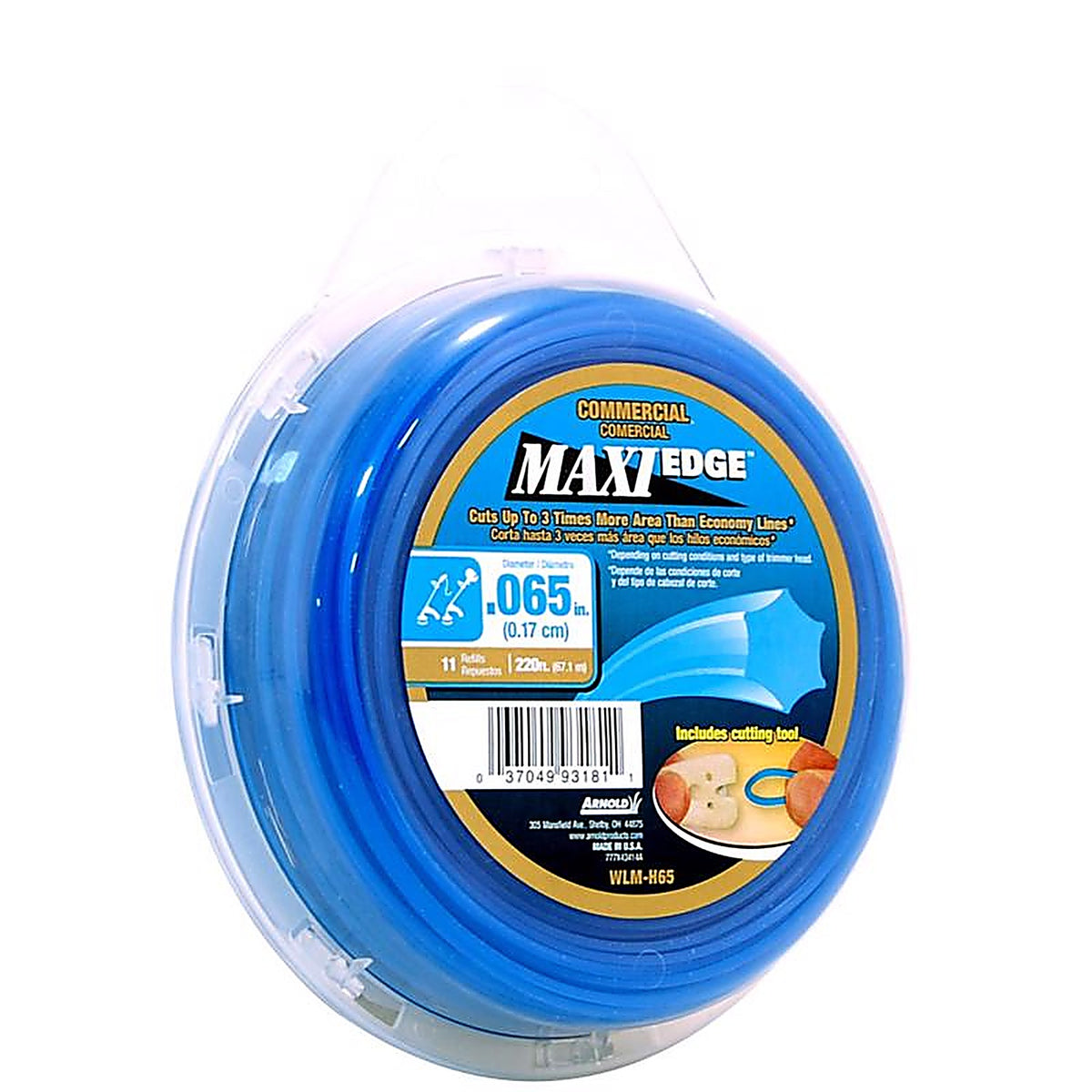 Arnold - WLM-H65 - Maxi Edge Commercial Grade .065 in. D X 220 ft. L Trimmer Line