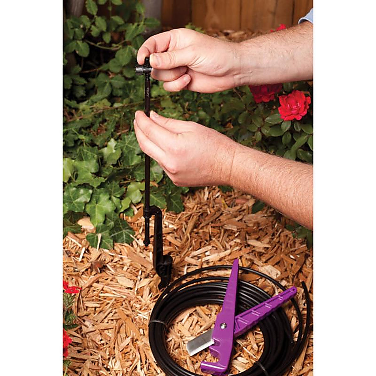 Rain Bird - MWSTK-1S - For 1/4 in. Tubing Drip Irrigation Riser Stake 18 in. H 1 pk