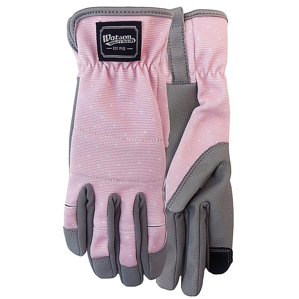 Watson Gloves - 111-S - Home Grown S Spandex Uptown Girl Gray/Pink Gardening Gloves