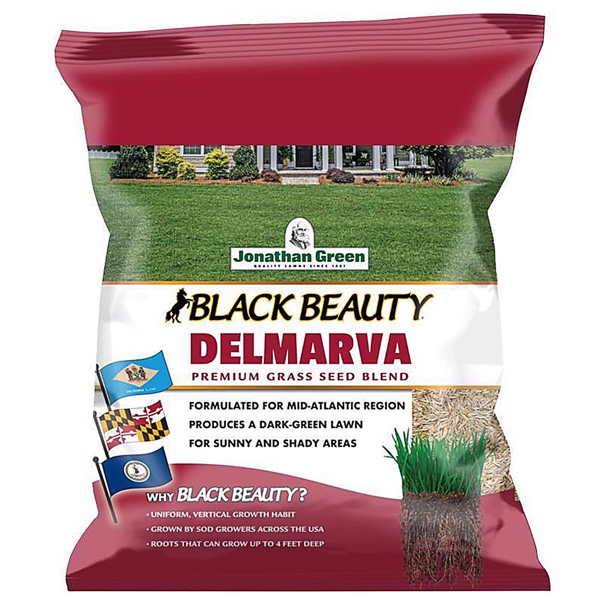 Jonathan Green - 10391 - Black Beauty Delmarva Mixed Sun or Shade Grass Seed 7 lb