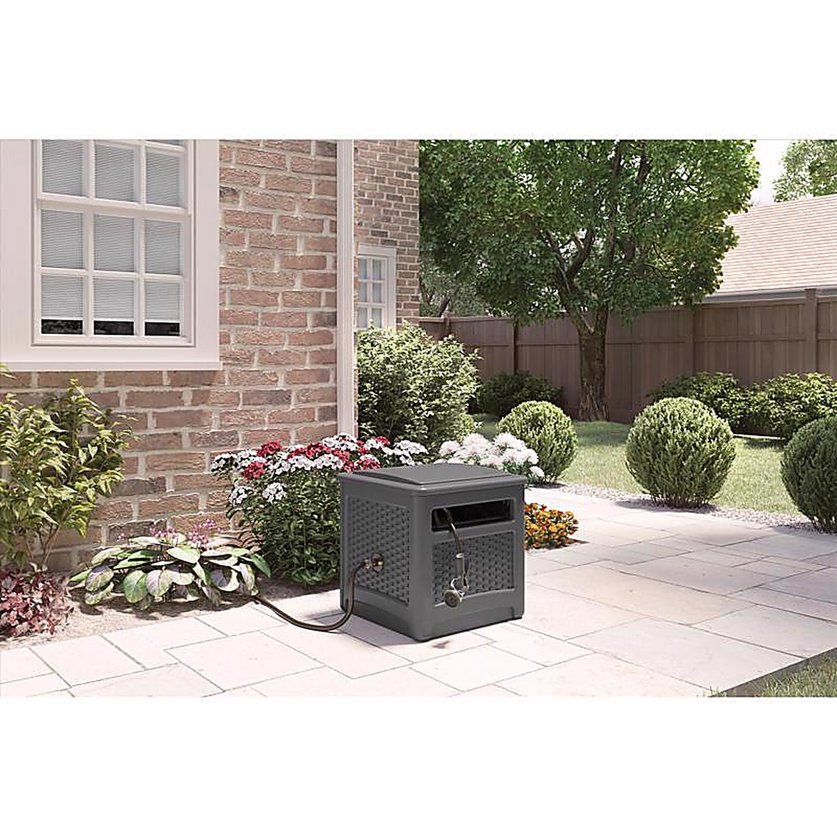 Suncast - SMT212WP - Smart Trak 225 ft. Gray Free Standing Hideaway Hose Reel