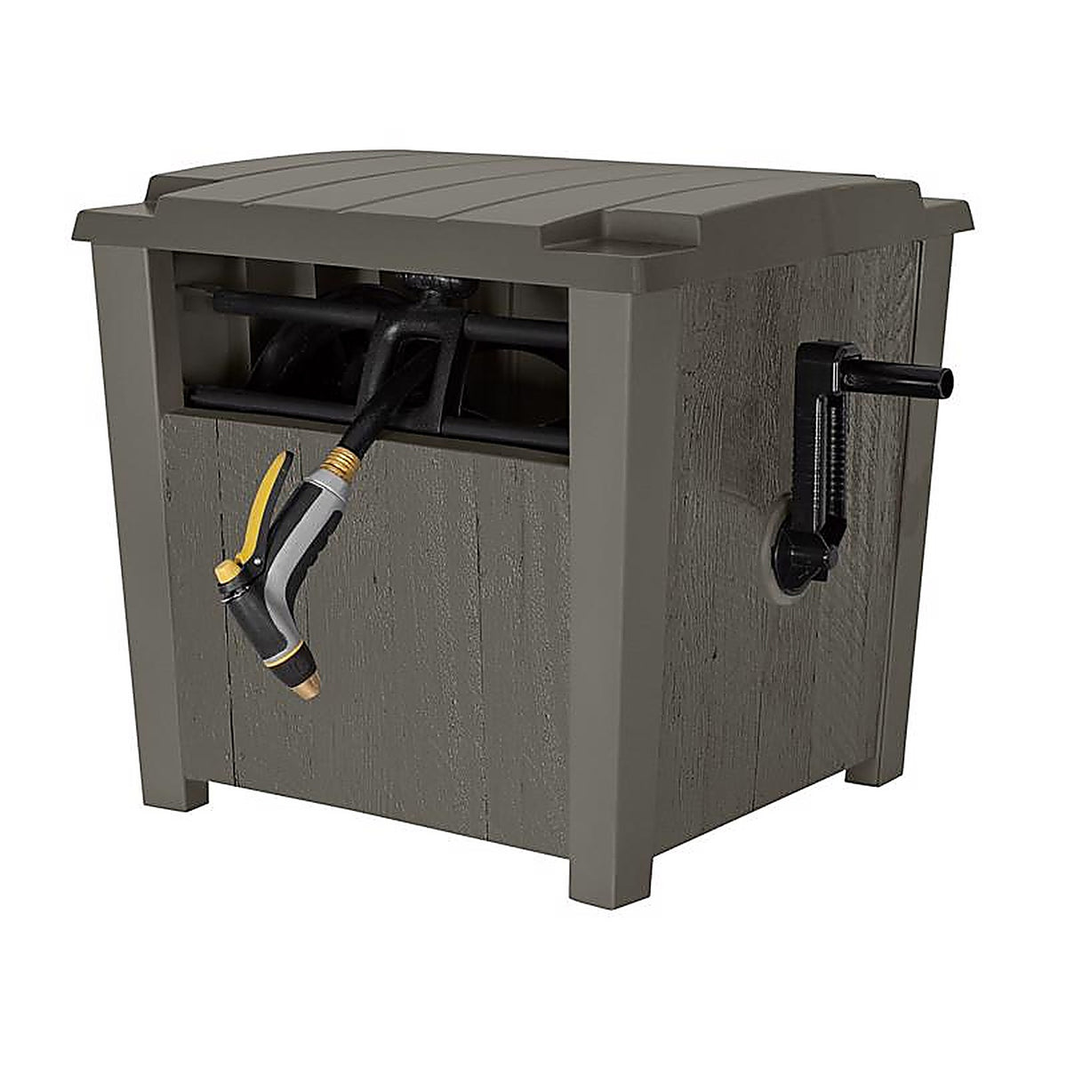 Suncast - FHH112 - Slide Trak 175 ft. Brown Retractable Free Standing Hideaway Hose Reel