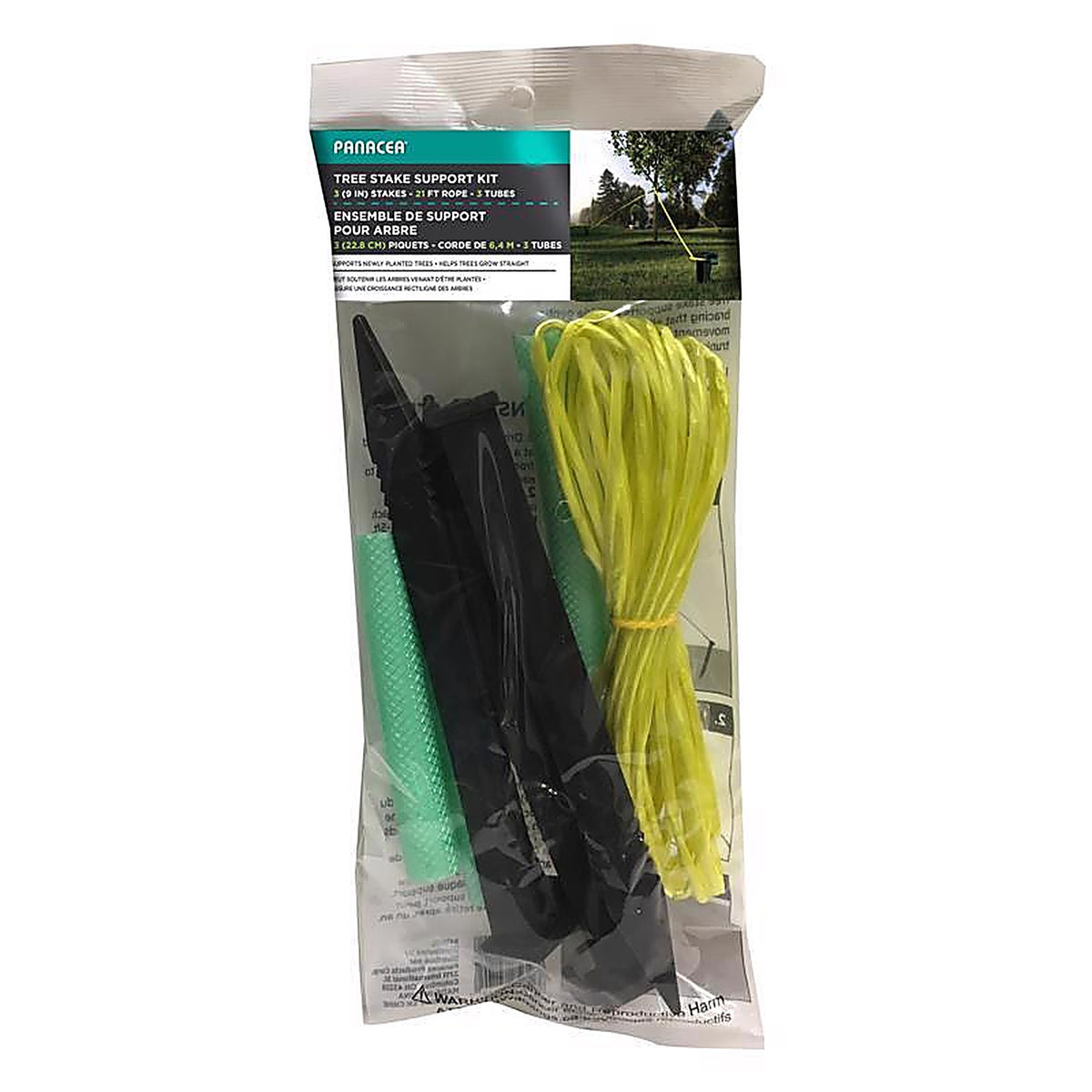 Panacea - 84140A - 9 in. H Black Plastic Tree Stake Kit