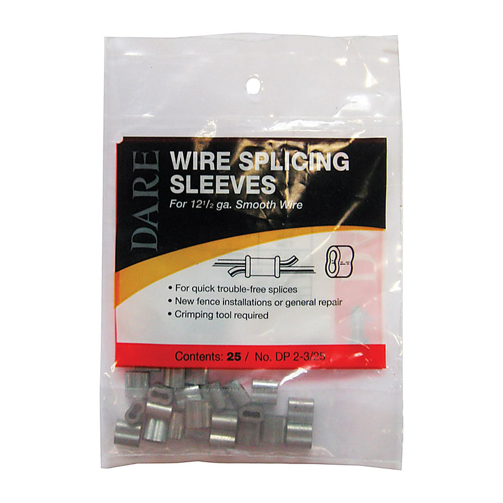Dare - DP2-3/25 - Wire Splicing Sleeve Silver