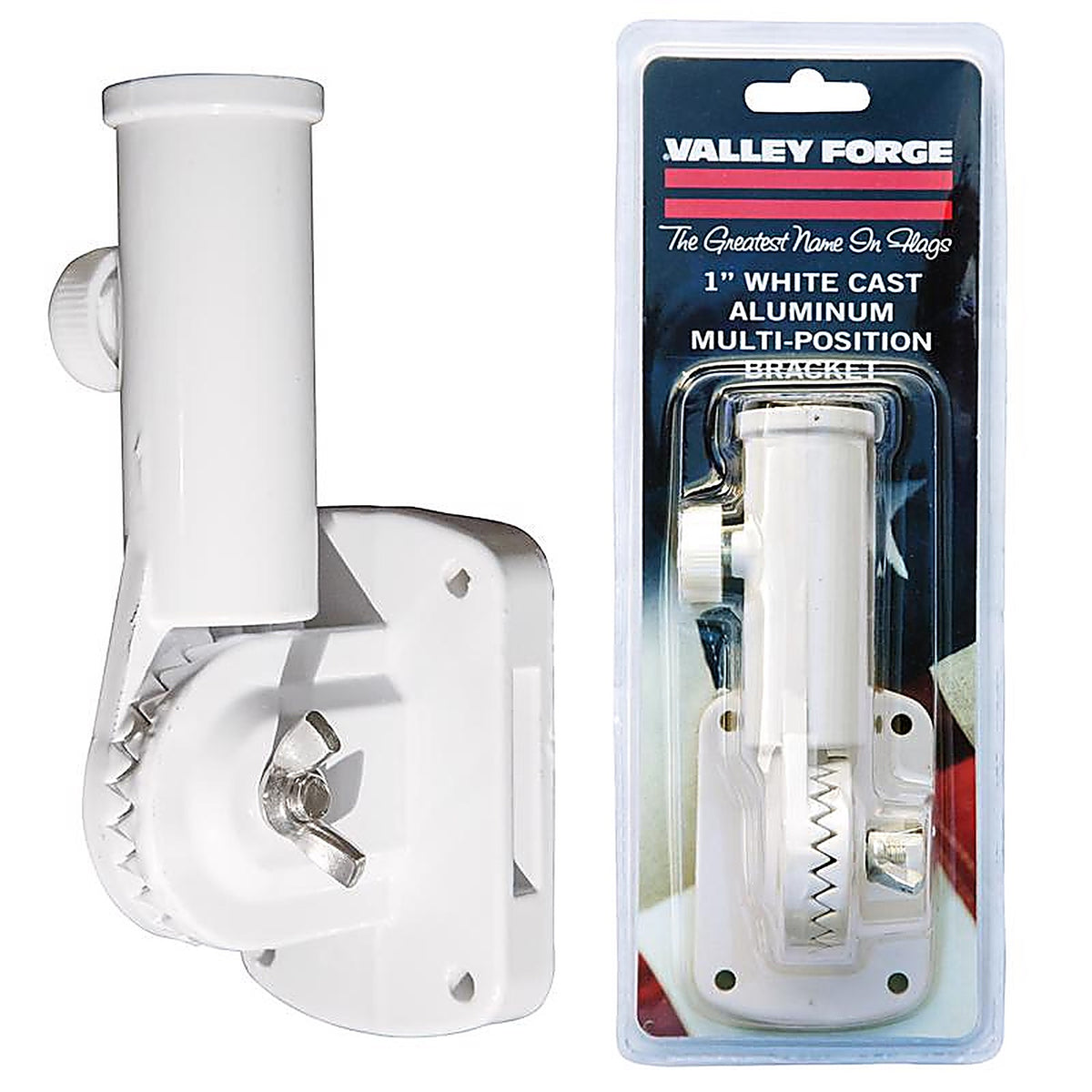 Valley Forge - 60754 - 11 in. L Aluminum Flag Pole Bracket Polished