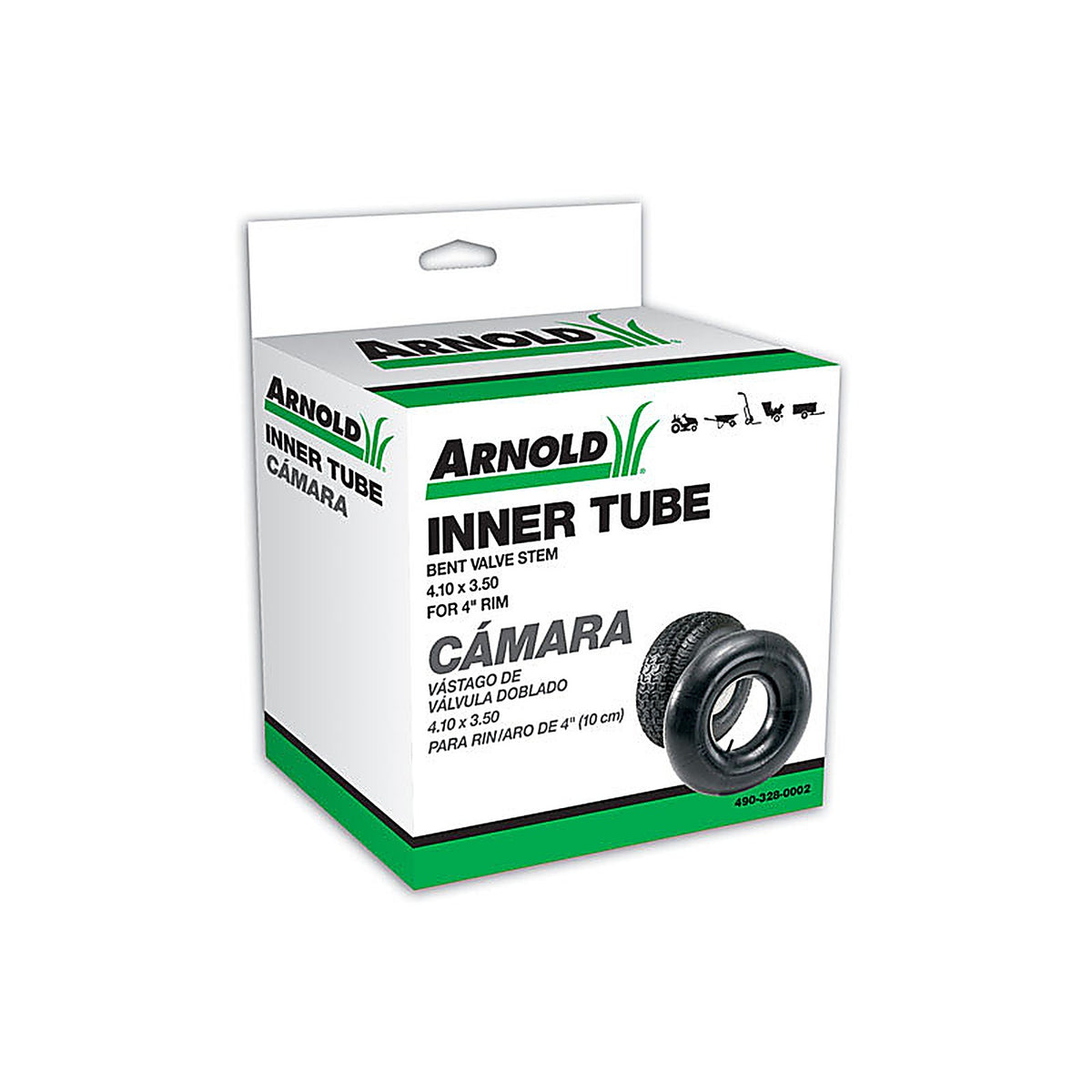 Arnold - 490-328-0002 - 4 in. Dia. x 10 in. Dia. Wheelbarrow Inner Tube Rubber