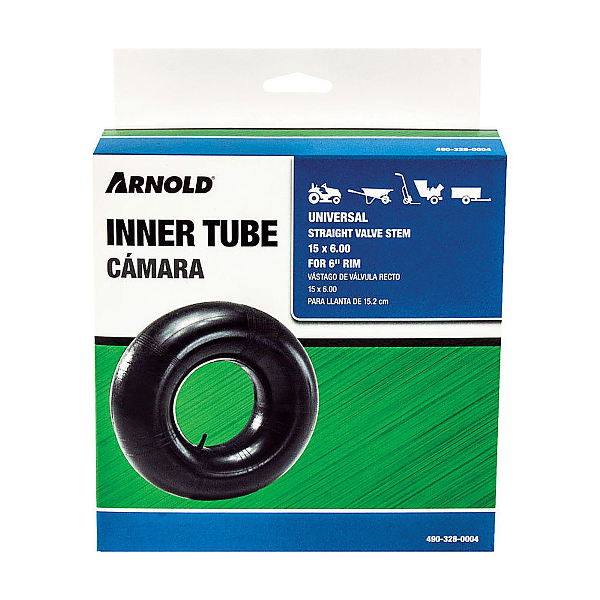 Arnold - 490-328-0004 - Straight Valve 6 in. W x 15 in. Dia. Replacement Inner Tube