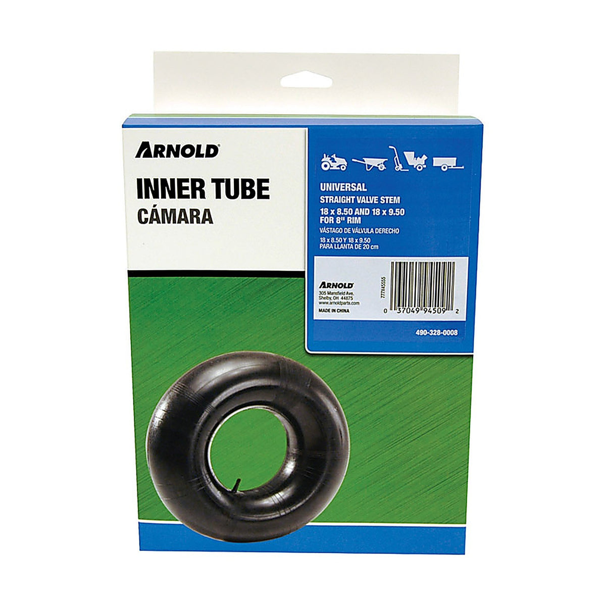 Arnold - 490-328-0008 - 8.5 in. W x 18 in. Dia. Replacement Inner Tube