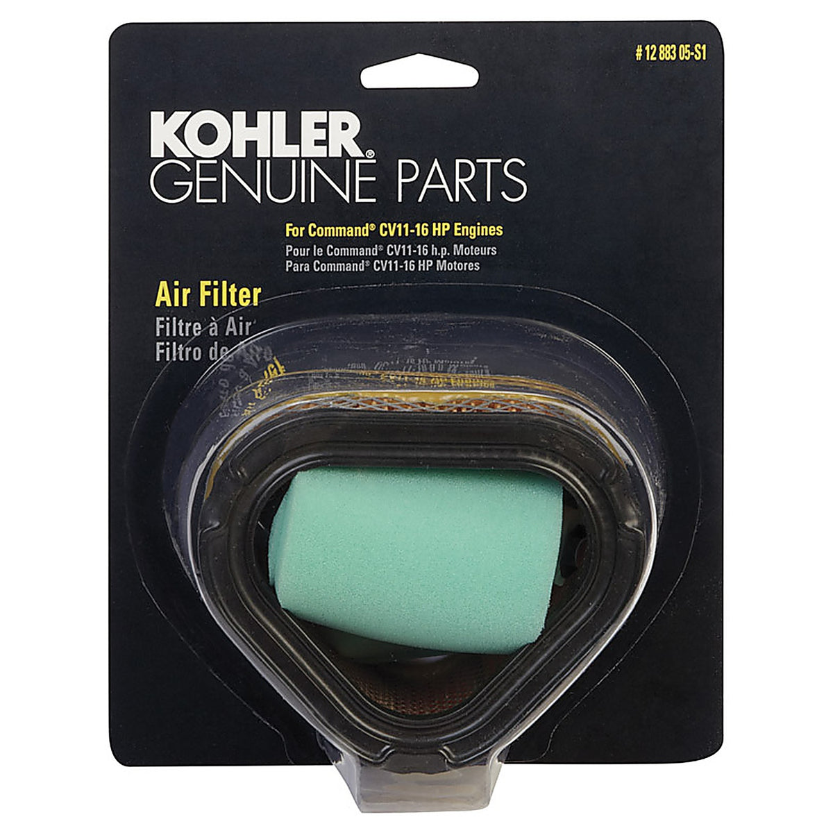 Kohler - 12 883 05-S1 - Small Engine Air Filter For CV11-16