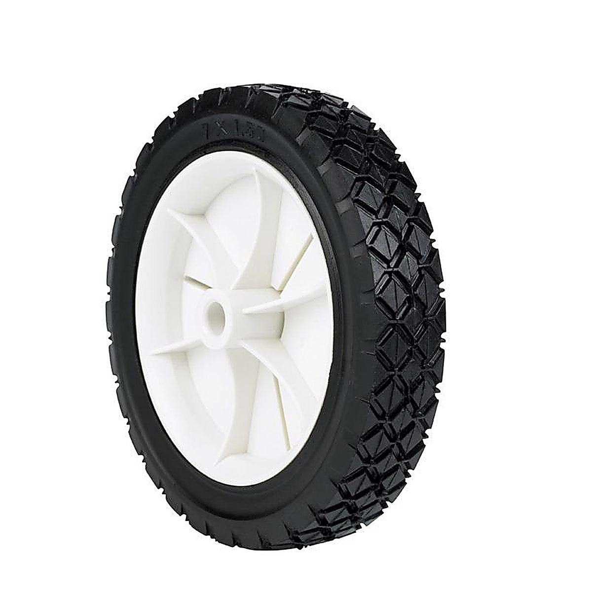 Arnold - 490-321-0002 - 1.5 in. W x 7 in. Dia. Plastic Lawn Mower Replacement Wheel 35 lb.