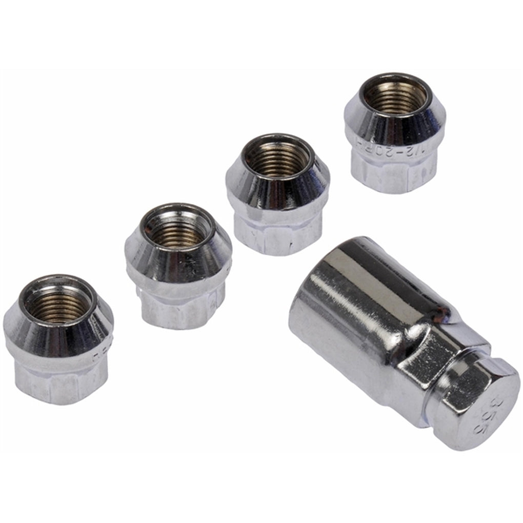 Dorman|711-226|Wheel Nut Lock Chrome Spline Drive Bulge 1/2-20