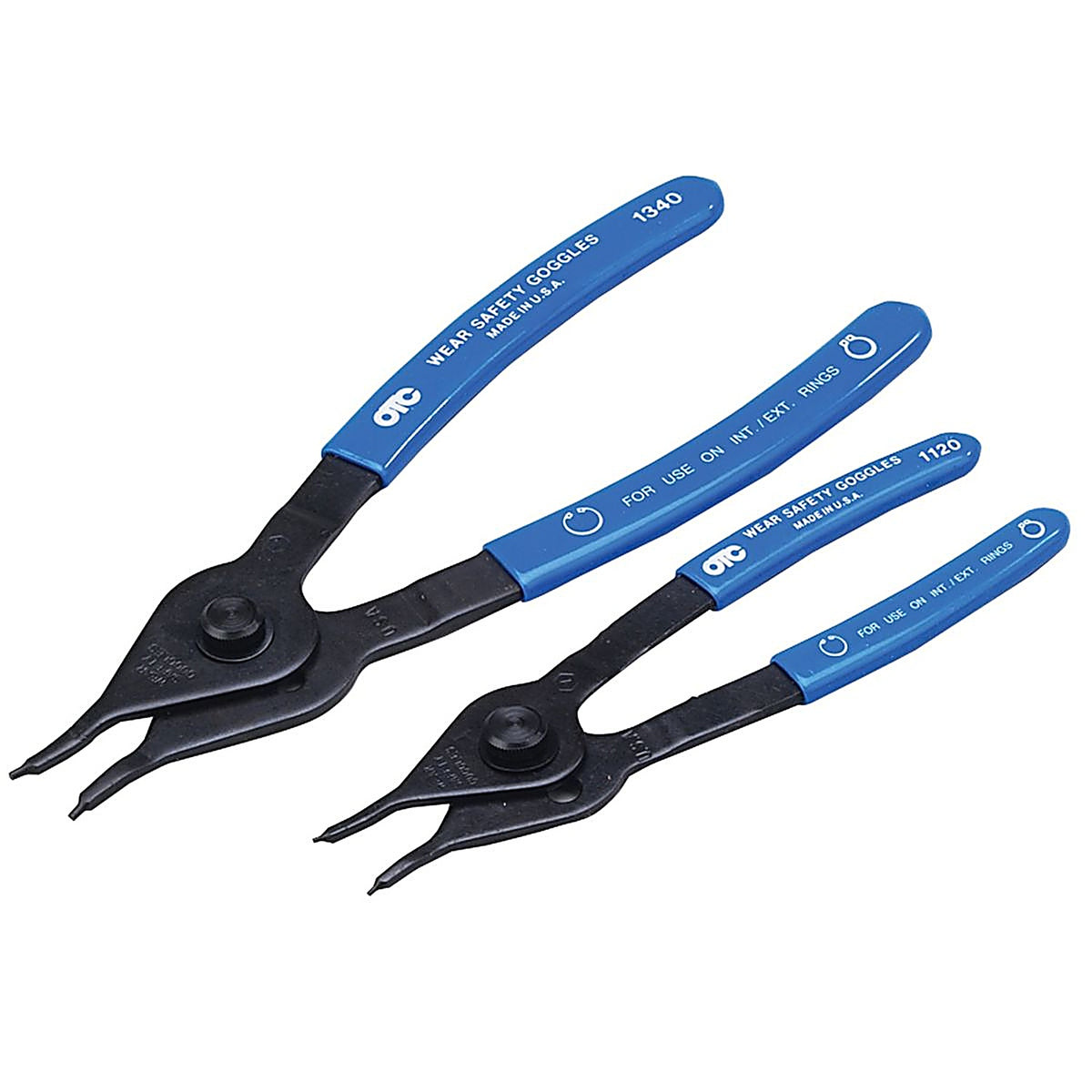 OTC - 7123K - 2 Piece Convertible Retaining Ring Plier Kit - Straight