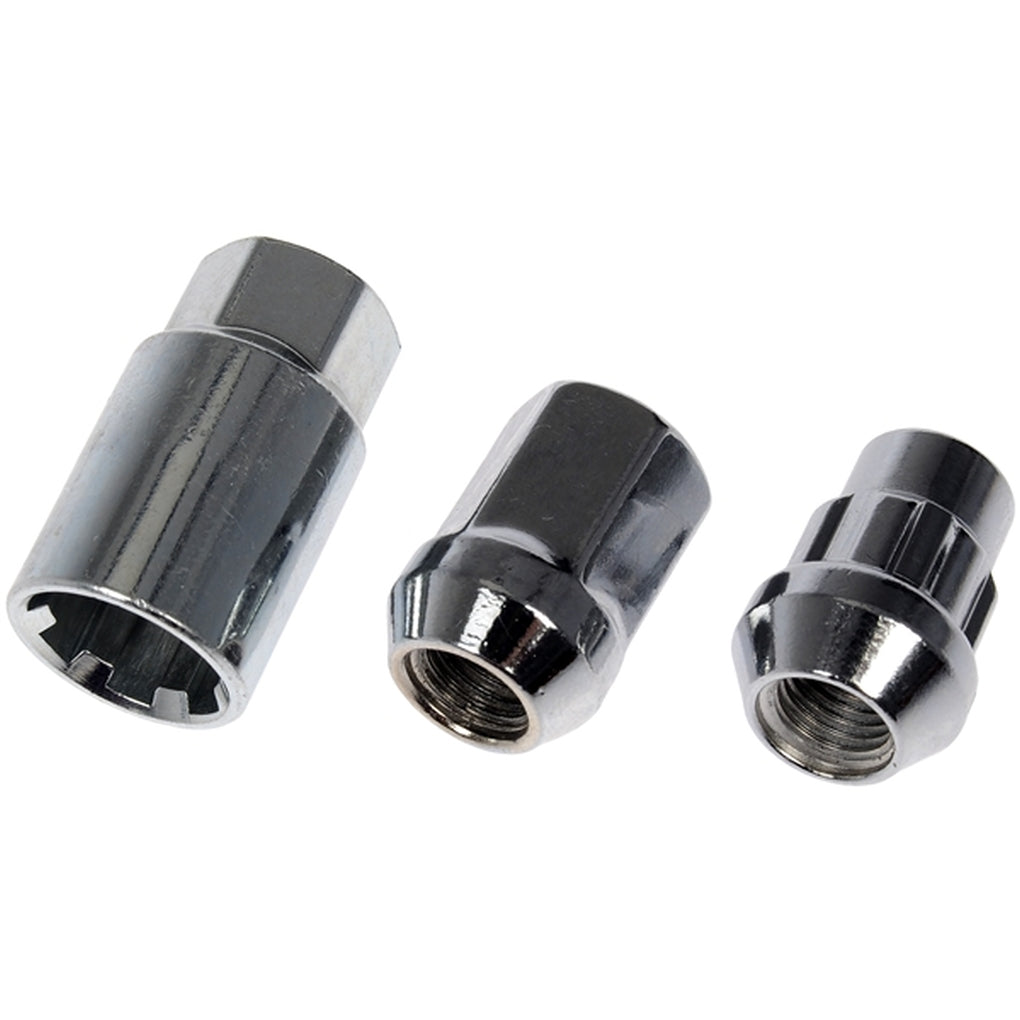 Dorman|713-375|Chrome Acorn Wheel Nut Lock Set