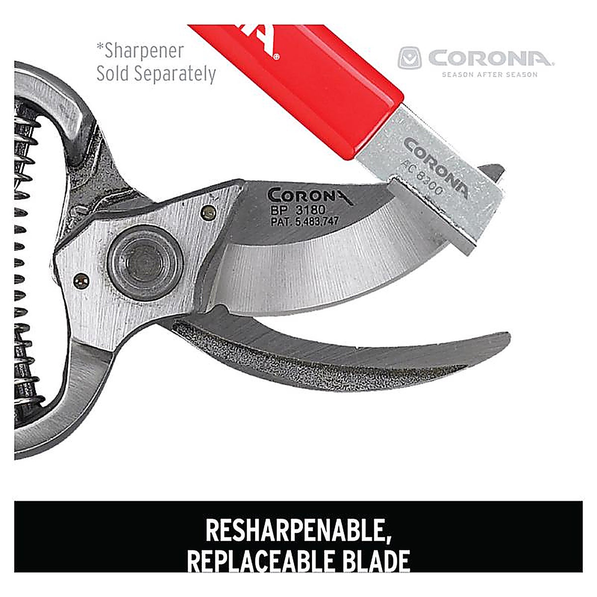 Corona - BP3180D - Classic Cut 8-3/4 in. Stainless Steel Bypass Pruners