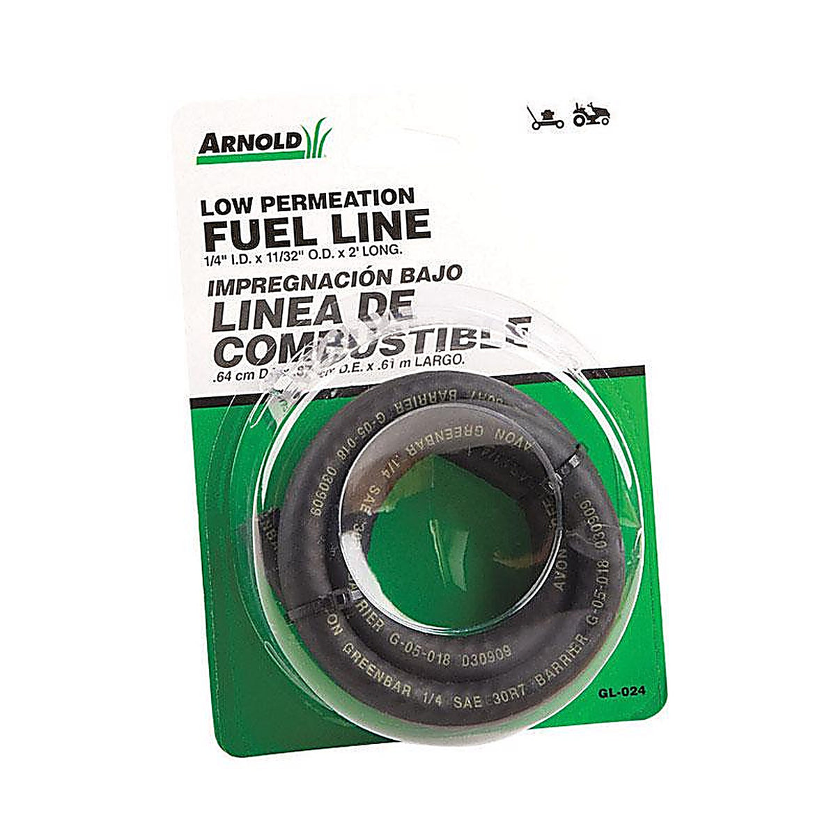 Arnold - GL-024 - Low Permeation Gas Line For Lawn Mowers & Riding Mowers