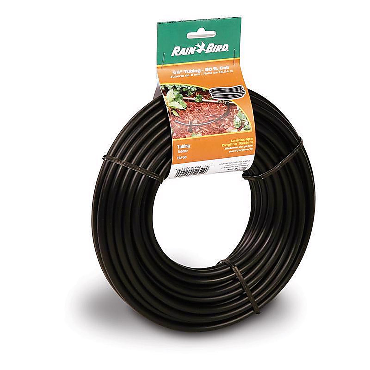 Rain Bird - T22-50S - Plastic Drip Irrigation Tubing 1/4 in. Dia. x 50 ft. L