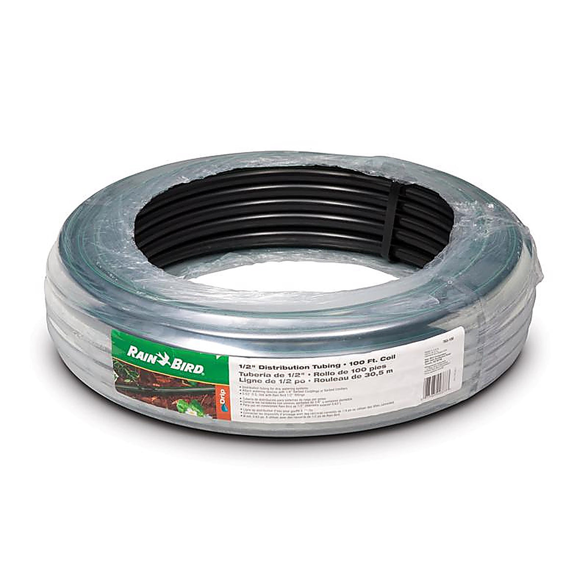 Rain Bird - T63100-BULK - Polyethylene Drip Irrigation Tubing 1/2 in. Dia. x 100 ft. L