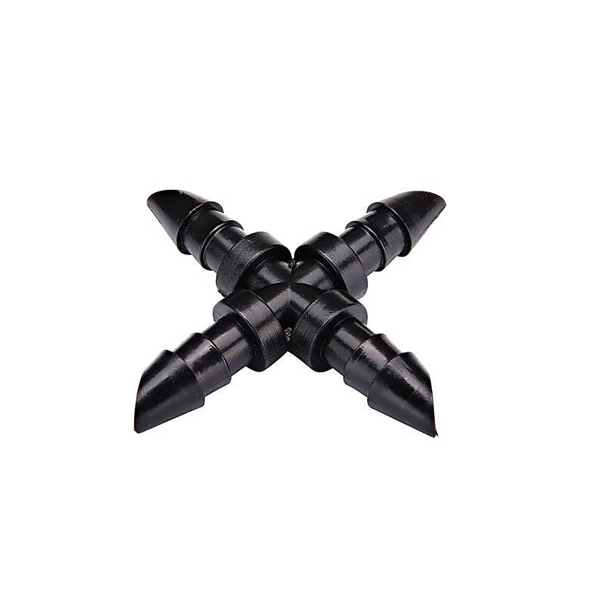 Raindrip - R399CT - Barbed 1/4 in. Drip Irrigation Cross - 4/Pack