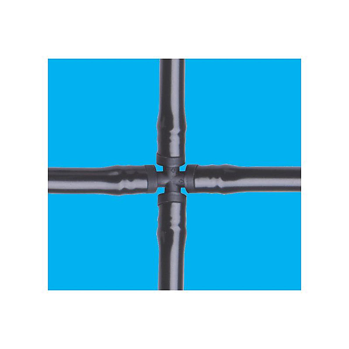 Raindrip - R399CT - Barbed 1/4 in. Drip Irrigation Cross - 4/Pack