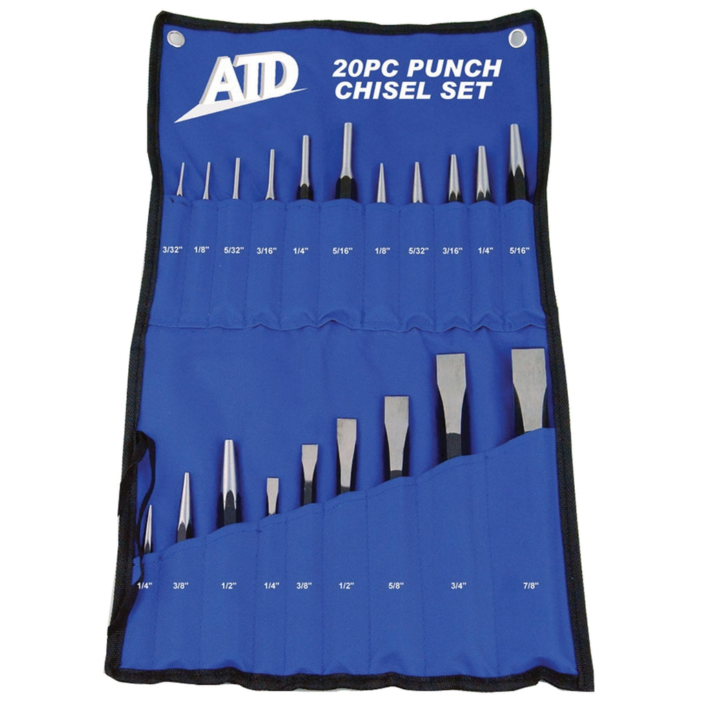 ATD - 720 - 20 pc. Punch & Chisel Set