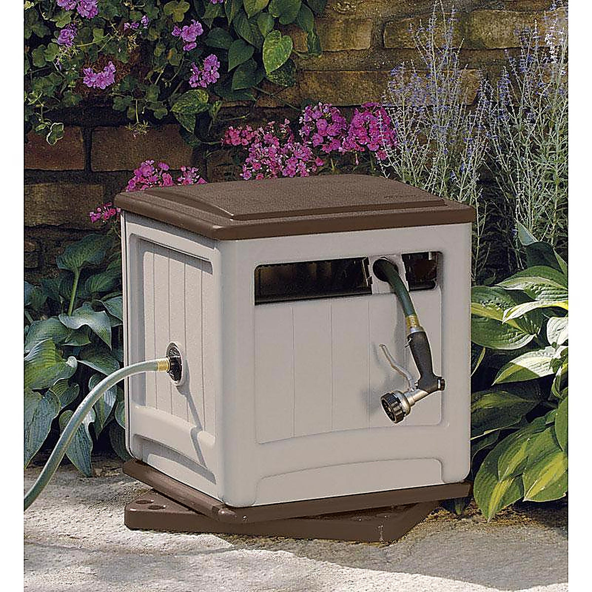Suncast - SSM200B - Smart Trak 225 ft. Beige Free Standing Hideaway Hose Reel