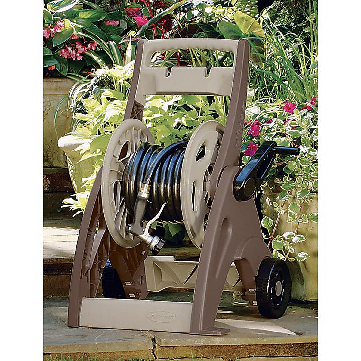 Suncast - JNF175B - Hosemobile 175 ft. Beige Retractable Wheeled Hose Reel Cart