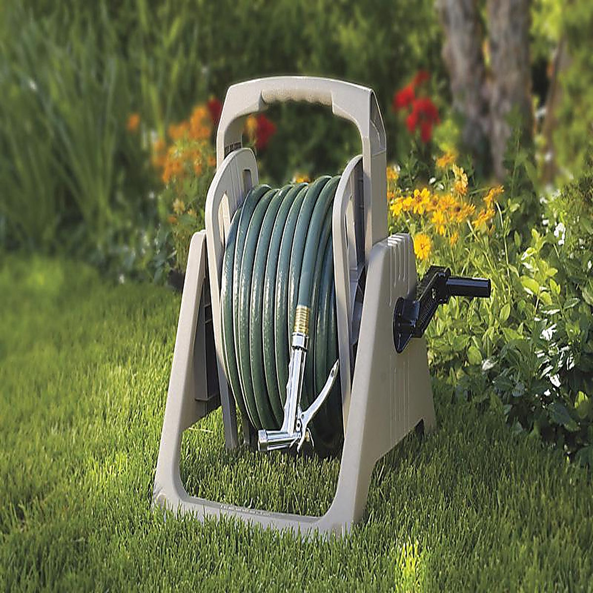 Suncast - TSA100M - Hose Handler 100 ft. Stationary Beige Hose Reel