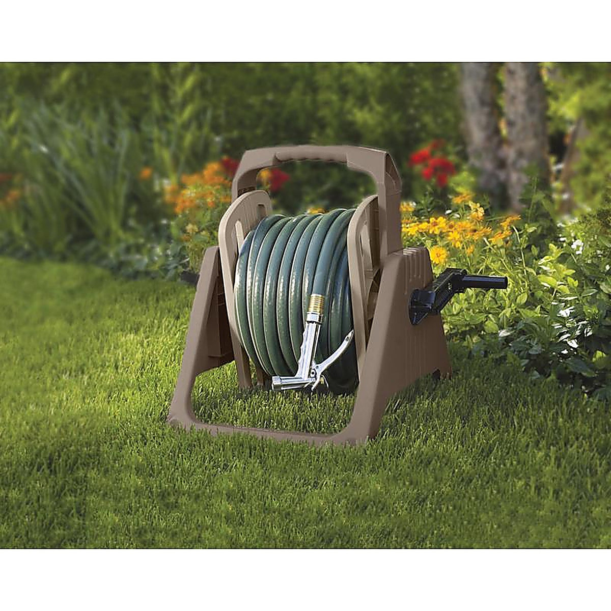 Suncast - TSA100M - Hose Handler 100 ft. Stationary Beige Hose Reel