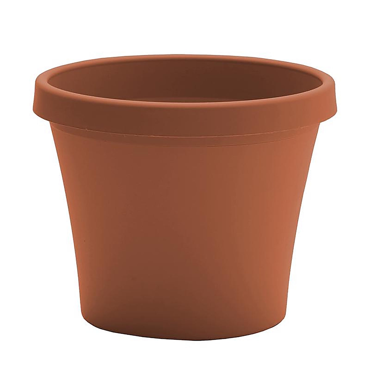 Bloem - 50014C - Terra 12.5 in. H x 14 in. Dia. Resin Traditional Planter Terracotta