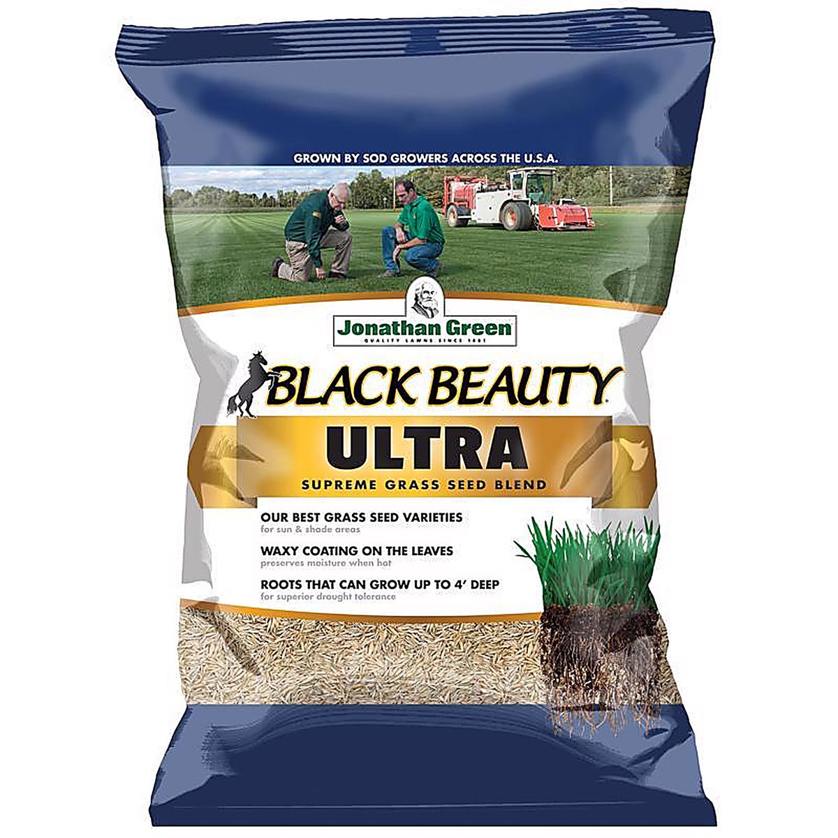 Jonathan Green - 10323 - Black Beauty Ultra All Grasses Sun or Shade Grass Seed 25 lb