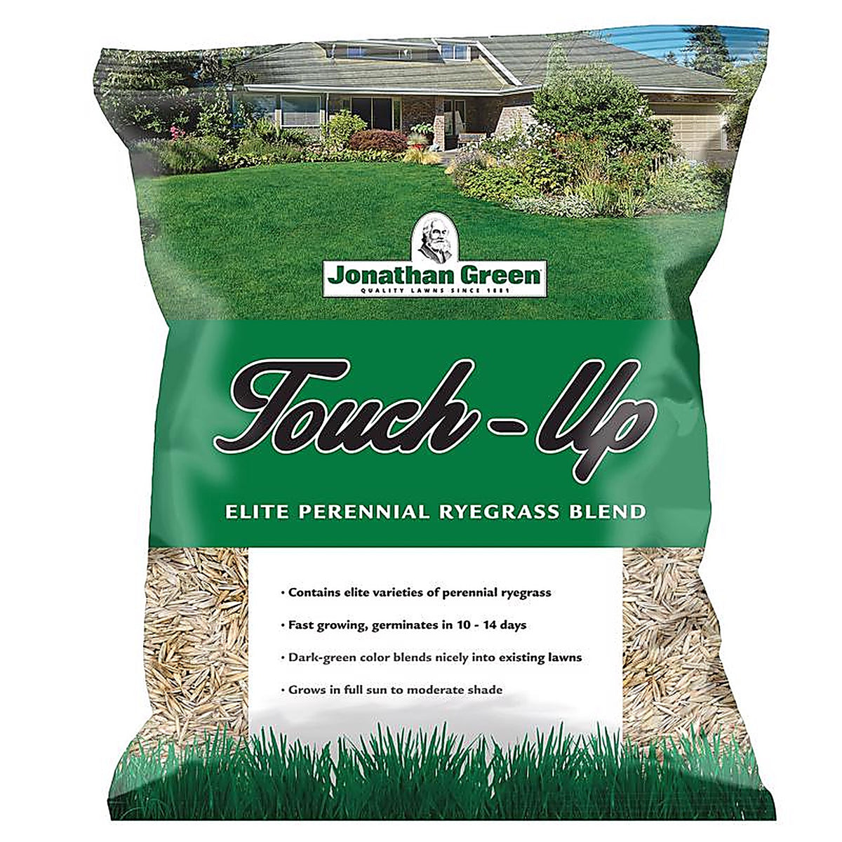 Jonathan Green - 12120 - Touch-Up Perennial Ryegrass Sun or Shade Grass Seed 3 lb