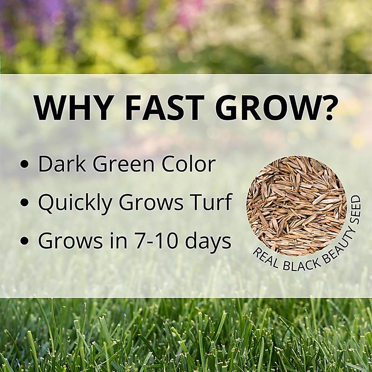 Jonathan Green - 10840 - Fast Grow Mixed Sun or Shade Grass Seed 7 lb