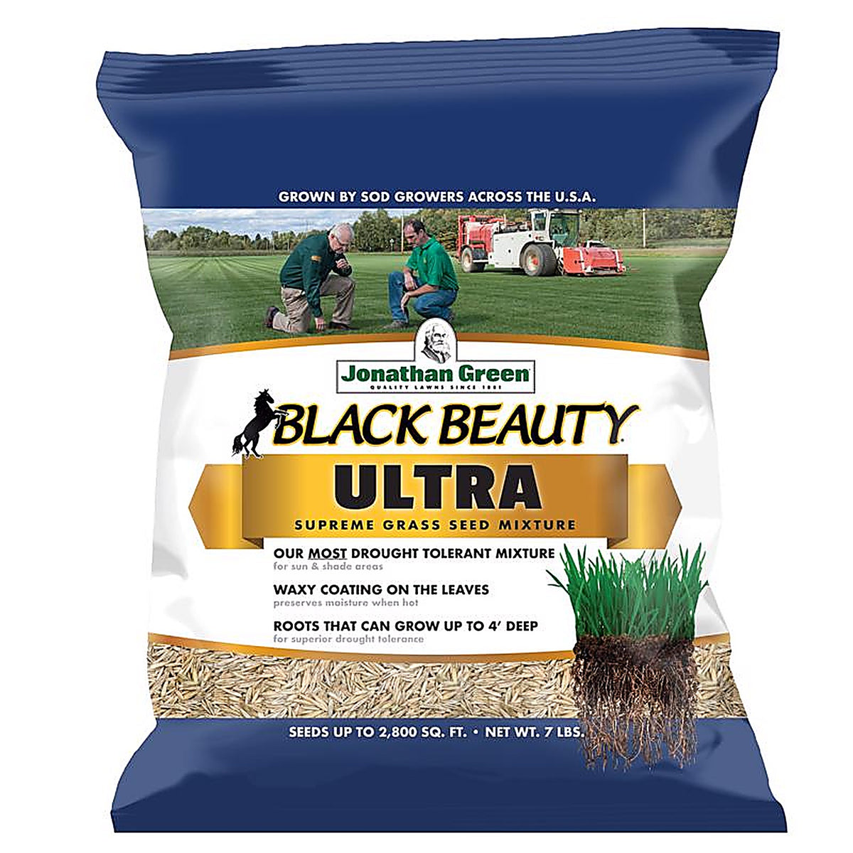 Jonathan Green - 10322 - Black Beauty Ultra All Grasses Sun or Shade Grass Seed 7 lb