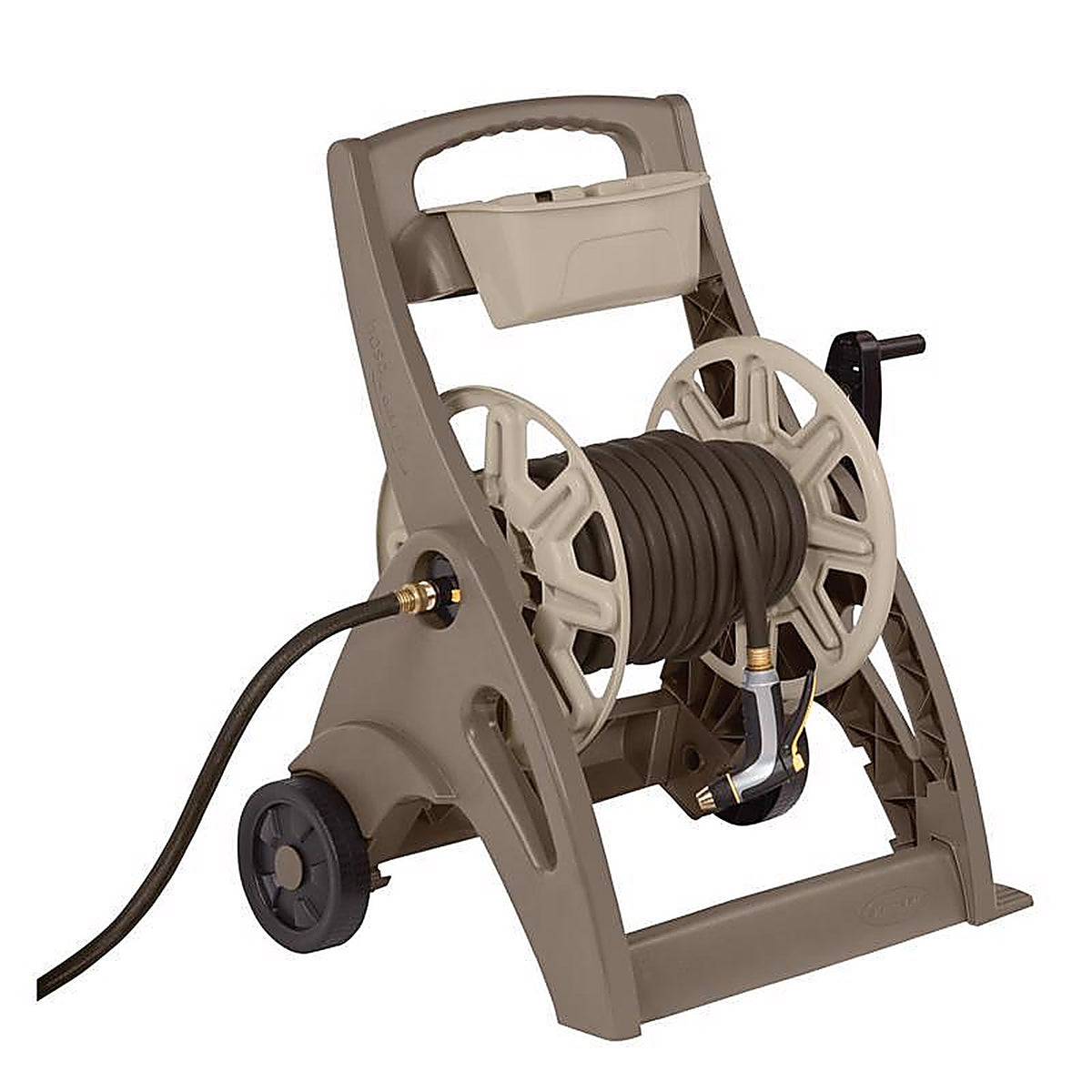 Suncast - SFB212M - Smart Tube 225 ft. Taupe Retractable Wheeled Hose Reel Cart
