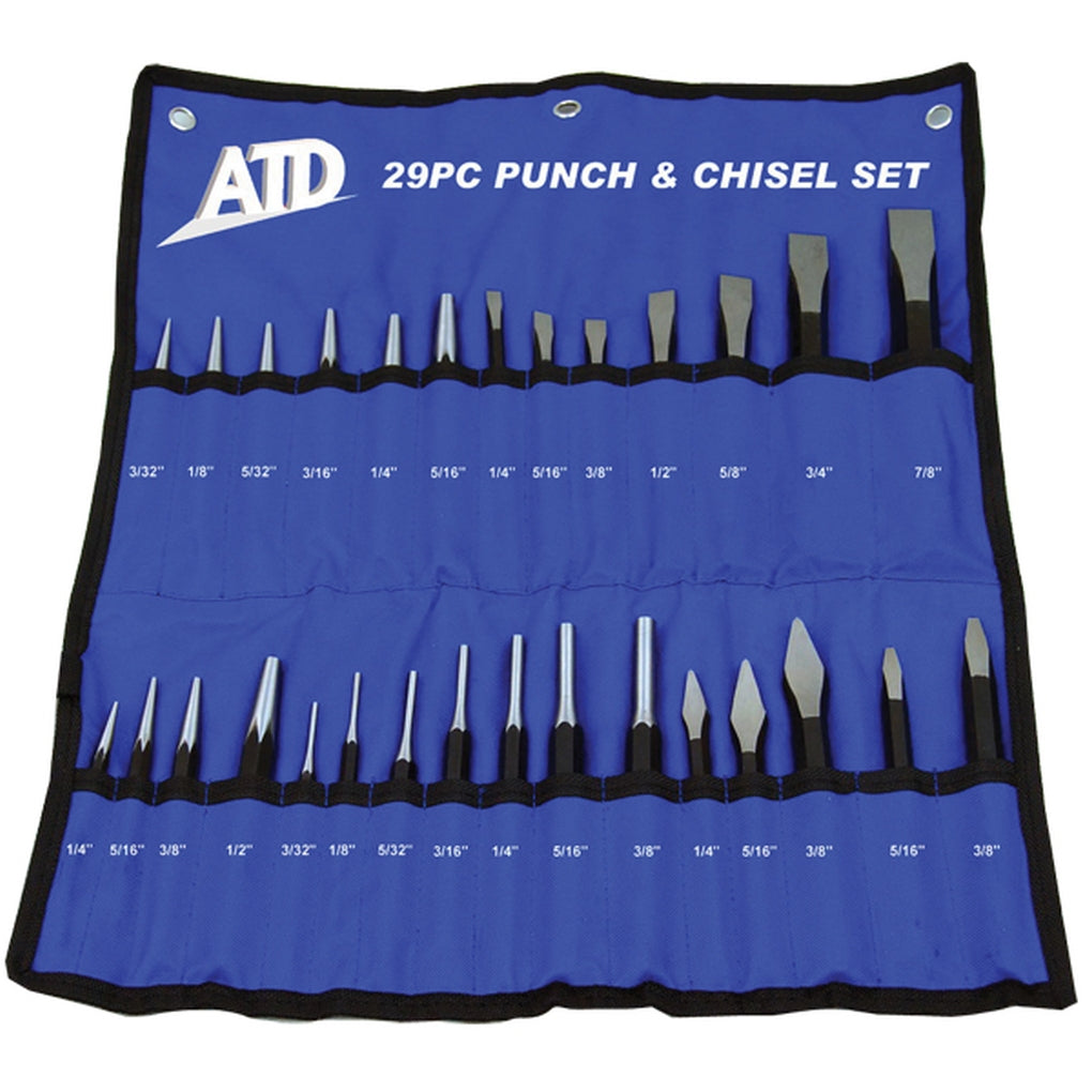 ATD - 729 - 29Pc Punch & Chisel Set