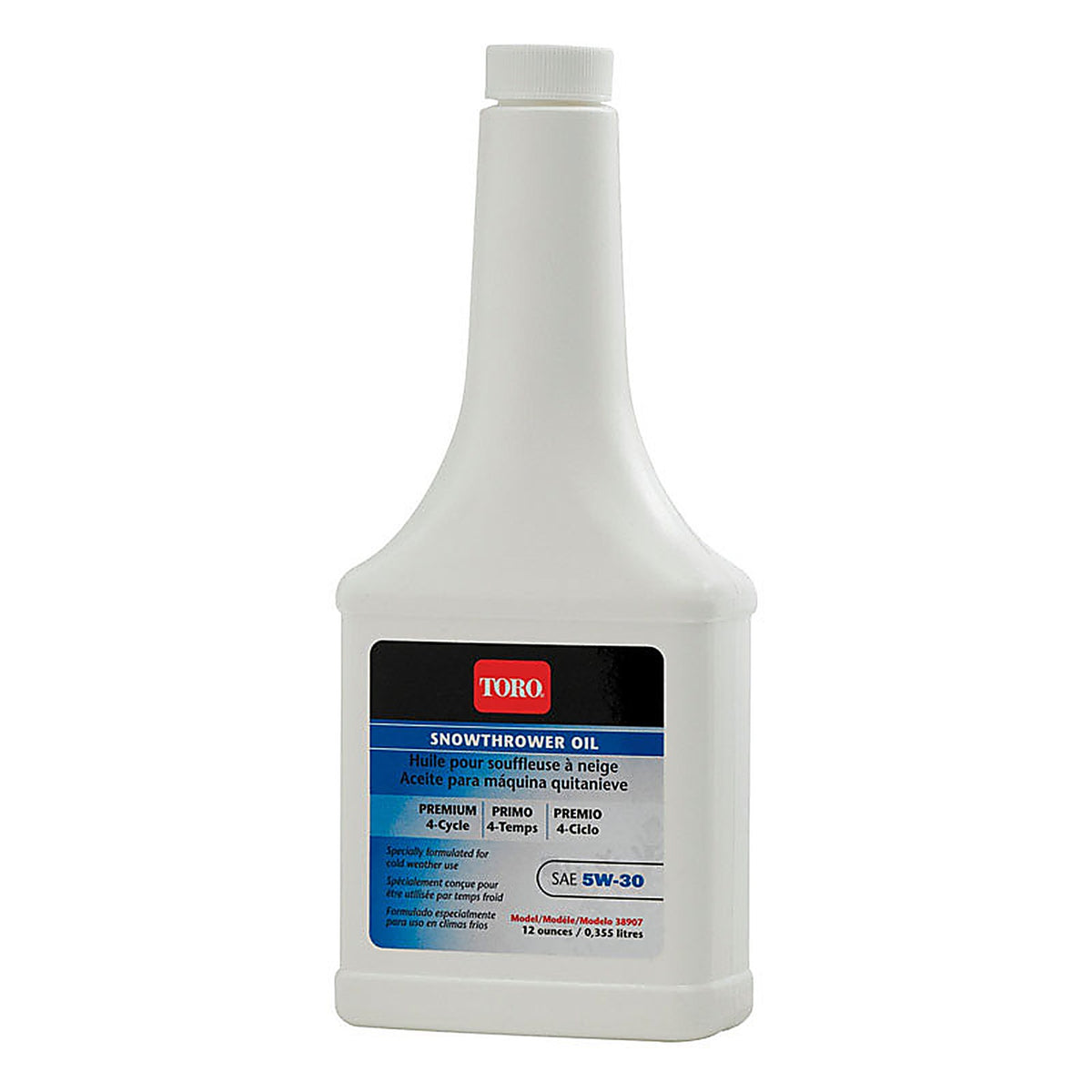 Toro - 38907 - 5W-30 4-Cycle Snowthrower Motor Oil 12 oz 1 pk
