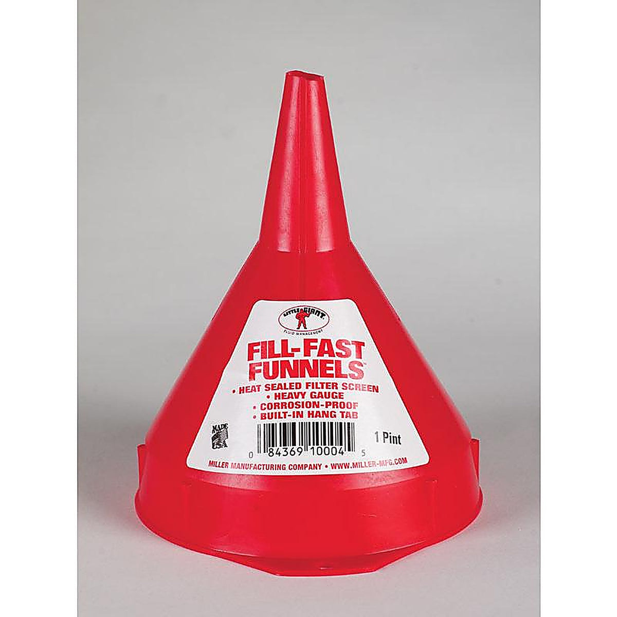 Miller - 100045 - Orange 6 in. H Plastic 16 oz. Funnel